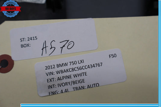 09-15 BMW 740i 750Li xDrive Front Center Console Shifter Trim Bezel Wood Oem