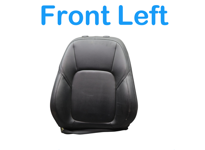 Load image into Gallery viewer, 16-20 Jaguar XF Front Left Driver Side Upper Seat Cover Cushion Black Oem
