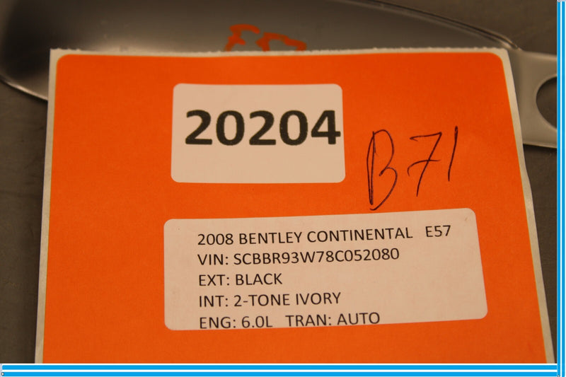 Load image into Gallery viewer, 06-10 Bentley Continental Right Or Left Roof Headliner Grab Grip Handle Oem
