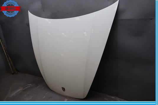 11-14 Porsche Cayenne 958 S Hood Panel Shell Assembly White Oem