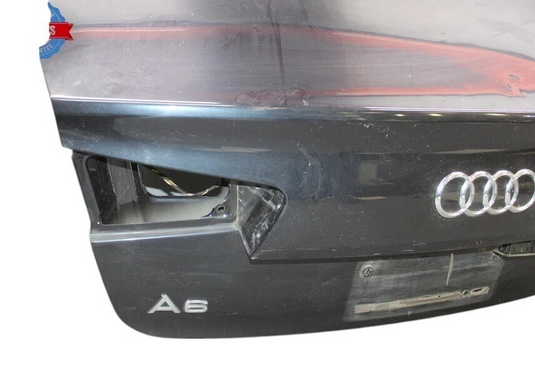 12-18 Audi A6 Quattro Rear Trunk Lid Deck Shell Cover Panel Black 4G5827023C OEM