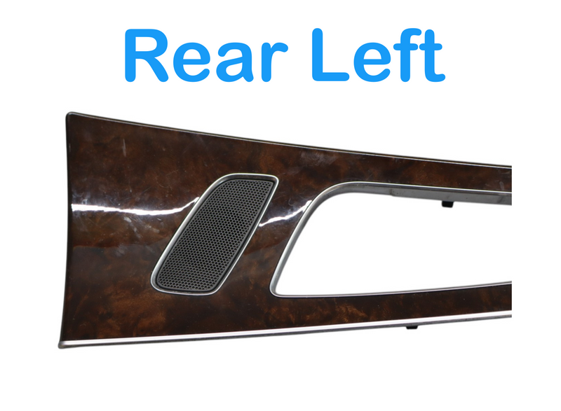 Load image into Gallery viewer, 12-18 Audi A6 A7 S6 Rear Left Door Inside Panel Handle Bezel Trim 4G0867419D Oem
