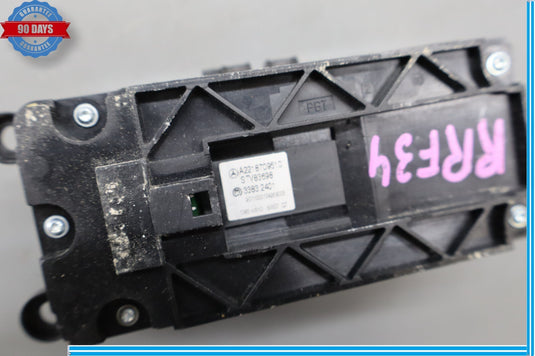 10-13 Mercedes W221 S550 S400 Rear Right Window Glass Shade Regulator Switch Oem