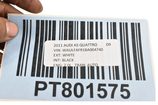 08-17 Audi A5 S5 Rear Bumper Reinforcement Impact Bar Support 8T0807313A OEM