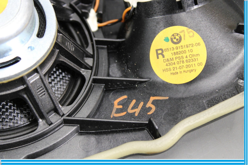Load image into Gallery viewer, 09-15 BMW 750i 750Li F01 F02 Rear Right Deck Hi-Fi Speaker 65139151972 Oem
