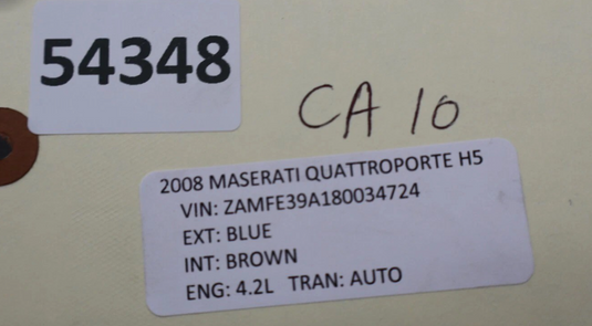 03-10 Maserati Quattroporte M139 Rear Left Upper Tie Rod Control Arm 276636 Oem