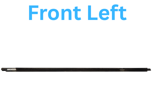 11-18 Porsche Cayenne Turbo 958 Front Left Door Window Molding Trim Chrome Oem