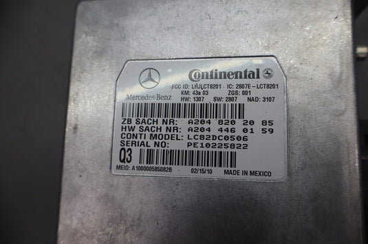 07-14 Mercedes E350 Voice Communication Control Module A2048202085 Oem