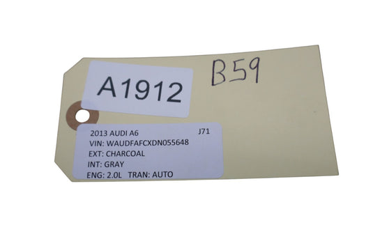 12-18 Audi A6 Quattro Rear Right Side Door Panel Handle Bezel Cover Trim Oem