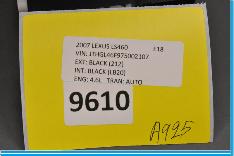 Load image into Gallery viewer, 07-09 Lexus LS460 Rear Left Side Seat Mounted Position Control Module Oem
