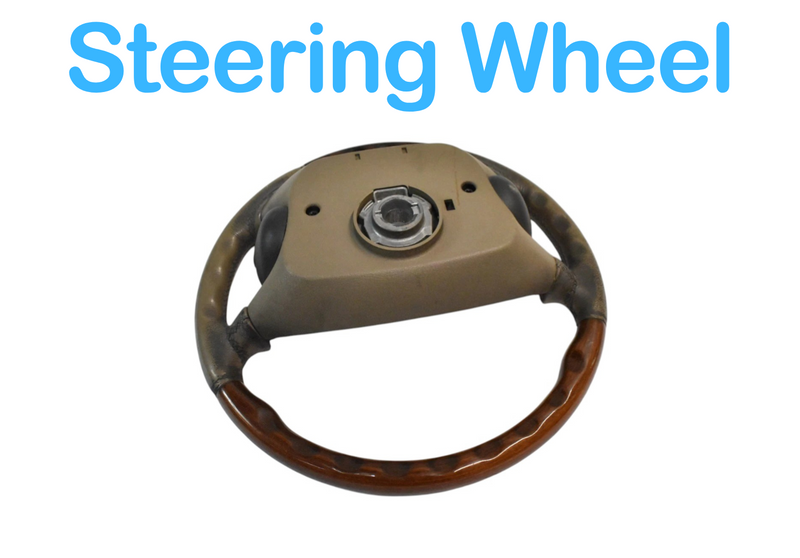 Load image into Gallery viewer, 97-03 Jaguar X100 XK8 XKR Front Side Steering Wheel HJB9181DB oem
