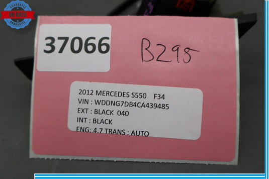 10-13 Mercedes W221 S550 S400 Right Door Panel Tweeter Speaker Cover Black Oem