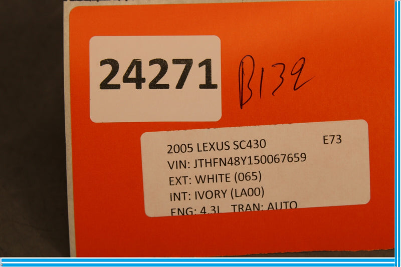 Load image into Gallery viewer, 02-10 Lexus SC430 Front Left Driver Side Steering Column Cover Trim Panel Oem
