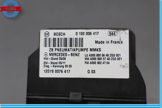 07-20 Mercedes CLS550 SL550 Dynamic Seat Vacuum Pump 0008003648 Oem