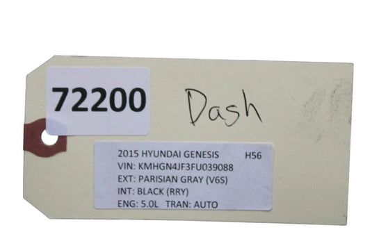 15-20 Hyundai Genesis Front Dash Panel Center Lower Bezel Trim 84735B1000 Oem