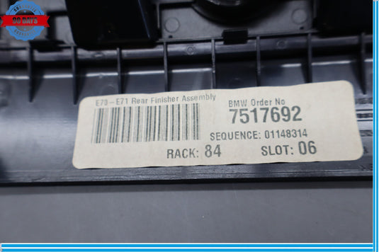 07-13 BMW X5 E70 Rear AC Heater Temp Climate Control Switch Unit Oem