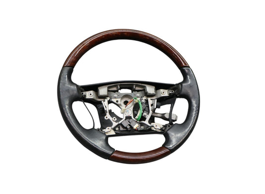 07-12 Lexus LS460 Front Wood & Leather Steering Wheel Cruise Controls Oem
