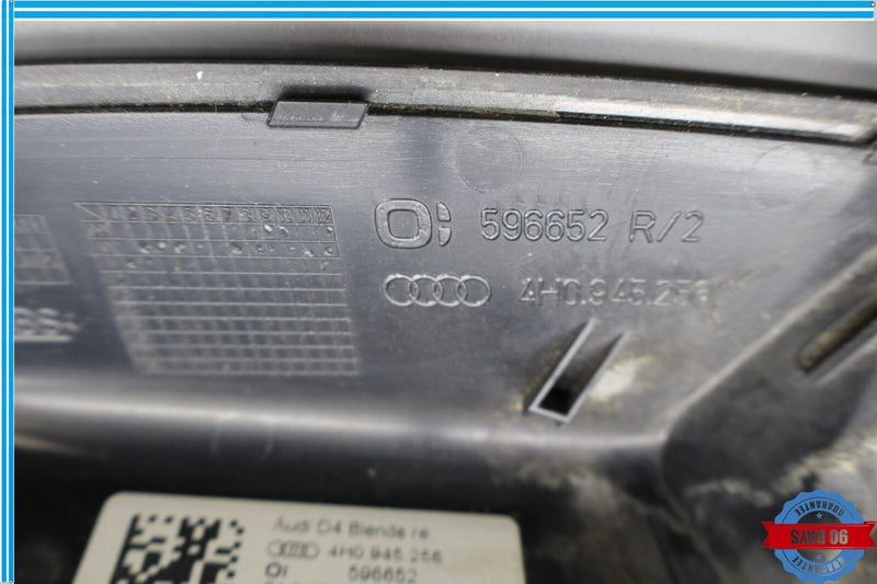 Load image into Gallery viewer, 11-14 Audi A8 Quattro Rear Right Side Tail Light Lower Inner Trim Cover Oem
