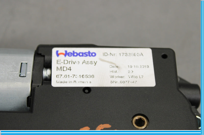 Load image into Gallery viewer, 12-18 BMW 320i 328i F30 Sunroof Sun Roof Drive Motor Unit Actuator Oem
