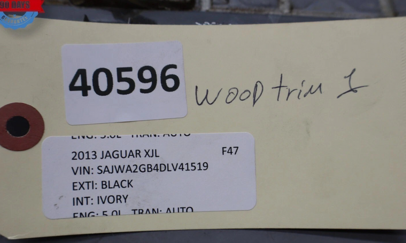 Load image into Gallery viewer, 10-19 Jaguar X351 XJL Front Left Side Interior Door Panel Molding Wood Trim Oem
