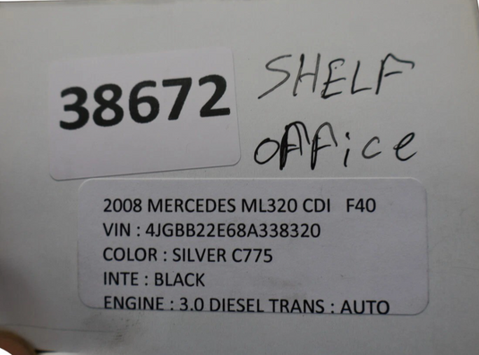 06-12 Mercedes-Benz X164 ML320 ML500 GL550 Interior GPS Radio Roof Antenna Oem