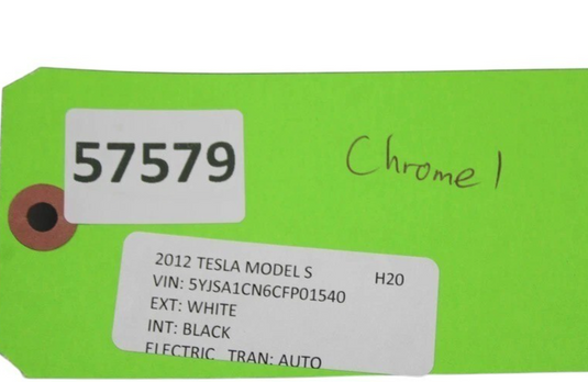 12-20 Tesla Model S Rear Right Passenger Side Upper Window Strip Molding Oem