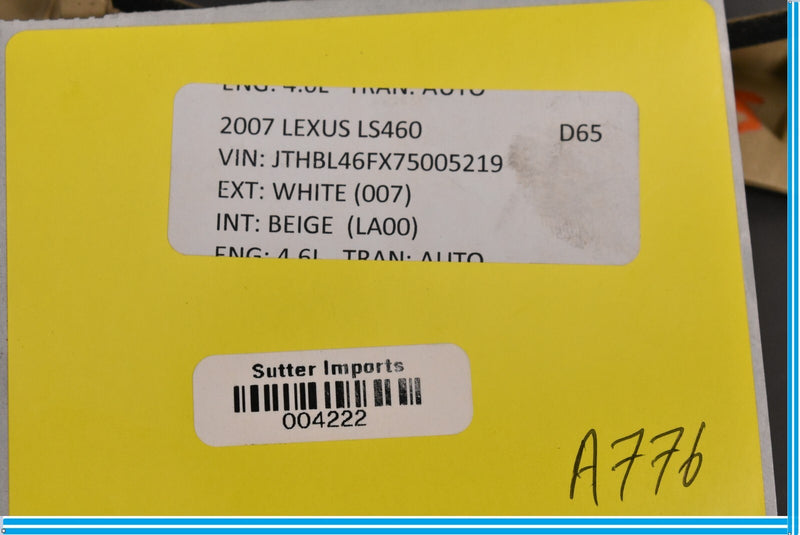 Load image into Gallery viewer, 07-12 Lexus LS460 XF40 Front Center Console Trim Panel Cover 58913-50030 Oem
