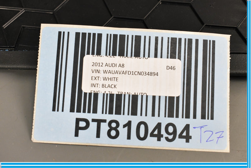 Load image into Gallery viewer, 11-18 Audi A8 Quattro Left Side Center Console Trim Panel 4H1863303C Oem
