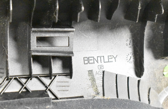 07-11 Bentley Continental GT GTC Front Right Interior A-Pillar Trim Black Oem