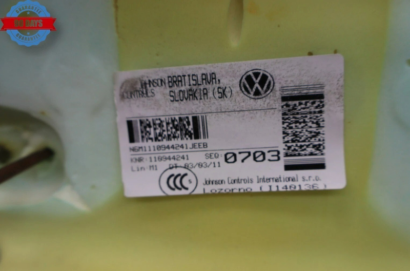 Load image into Gallery viewer, 11-17 Volkswagen VW Touareg Rear Left Driver Side Lower Bottom Seat Cushion Oem
