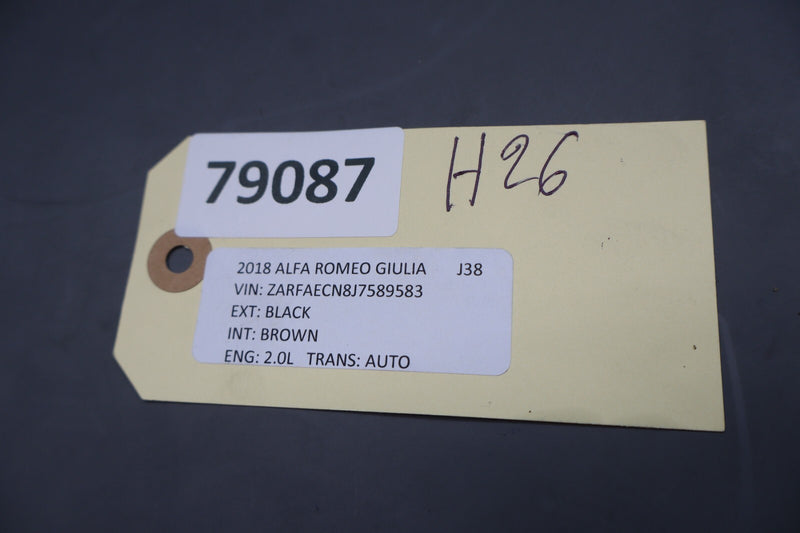 Load image into Gallery viewer, 17-21 Alfa Romeo Giulia 2.0L Front Right Passenger Side Seat Headrest Oem
