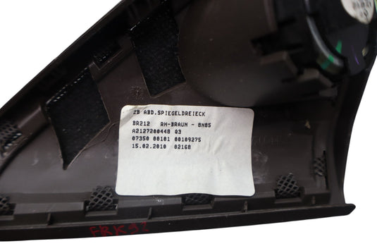 10-16 Mercedes W212 E350 Front Right Side Door Panel Tweeter Speaker Cover Oem