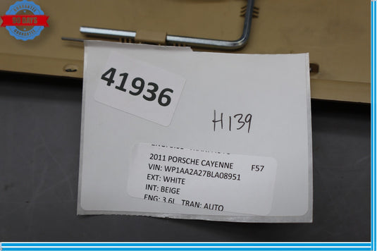 11-18 Porsche Cayenne 958 Hybrid S Left Dash Panel End Fuse Box Cover Oem