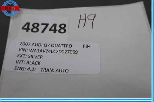 07-15 Audi Q7 Front Left Driver Side Dash Board A/C Air Vent Grille OEM