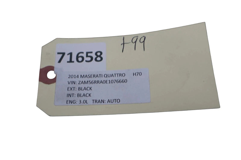 Load image into Gallery viewer, 14-17 Maserati Quattroporte Rear Left Driver Side Upper C-Pillar Trim Cover Oem
