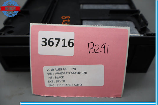 09-15 Audi A4 Quattro Multimedia Interface Control Module Unit MMI Oem