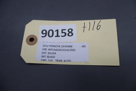 11-18 Porsche Cayenne 958 Rear Left Side Upper C-Pillar Trim Cover Panel Oem