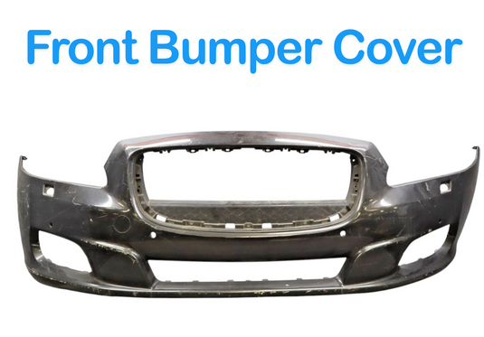 10-15 Jaguar X351 XJL XJ XJR Front Bumper Cover Panel Black AW9317B971BA OEM