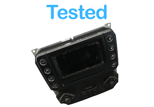 03-08 Maserati Quattroporte Command Head Unit Navigation Radio 980139633 Oem