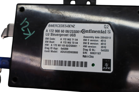 12-20 Mercedes W212 E350 Communication Control Module 1729008206 Oem