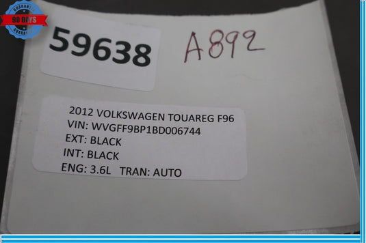 11-13 Volkswagen VW Touareg Rear Right Passenger Side Door Control Module Oem