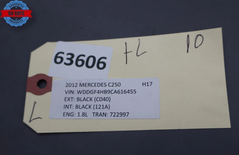 Load image into Gallery viewer, 12-14 Mercedes C250 C350 Left Driver Side Tail Light Lamp LED A2049060603 Oem
