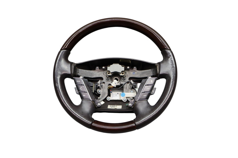 Load image into Gallery viewer, 11-13 Hyundai Equus Front Steering Wheel Black Leather 56100-3N200 OEM
