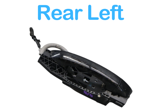 11-16 Volkswagen VW Touareg Rear Left Side Exterior Door Handle 7P6837205H Oem