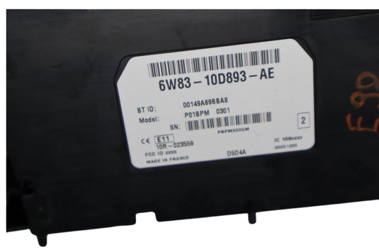 2007 Jaguar XK XKR X150 ULF High Bluetooth Control Module Unit 6W8310D893AE Oem