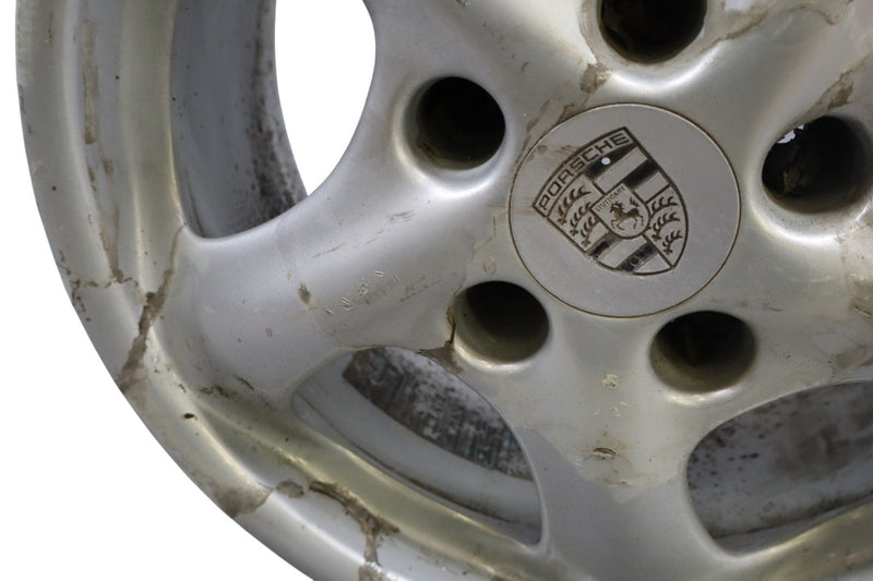 Load image into Gallery viewer, 97-05 Porsche Boxster 911 Rear Alloy Wheel Rim Disc 17x8.5 17" R17 Silver Oem
