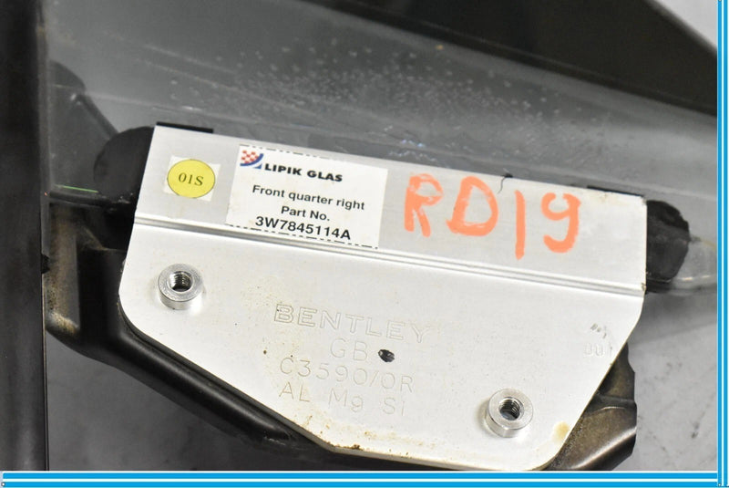 Load image into Gallery viewer, 06-12 Bentley Continental Front Right Door Vent Window Glass 3W7845114A Oem
