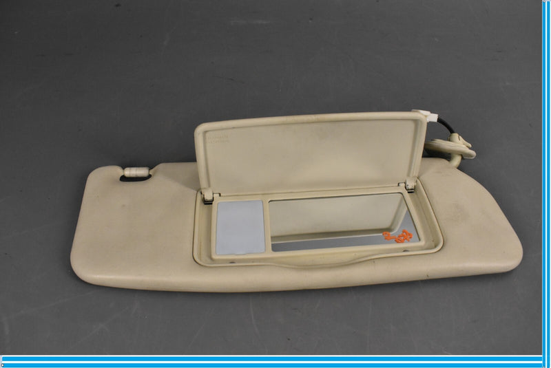 Load image into Gallery viewer, 02-05 Lexus SC430 Right Passenger Side Sun Visor w/ Vanity Mirror ECRU Oem
