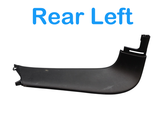 11-18 Porsche Cayenne 958 Turbo Rear Left Side Upper Trim Panel 7P5867587 Oem
