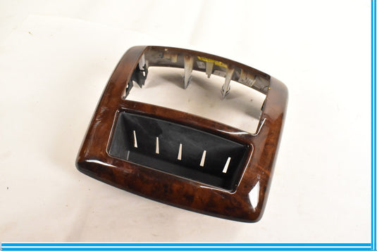 07-13 Mercedes W221 S400 S63 Center Console Rear AC Control Trim Bezel Wood OEM 